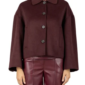 Vicolo Cappotto Donna Tf0011 Bordeaux