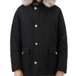 ARCTIC DETACHABLE FUR ANORAK Woolrich Giubbino Uomo Cfwoou0484mrut0001 Nero