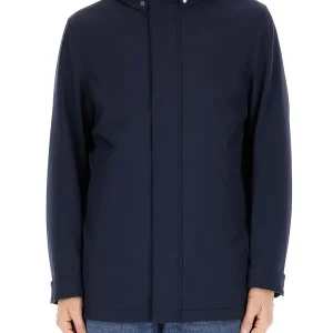 SOFTSHELL BARROW MAC COAT Woolrich Giubbino Uomo Cfwoou2017mrut3496 Blu