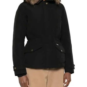 GRACE FUR JACKET Woolrich Giubbino Donna Cfwwou2043frut5092 Nero