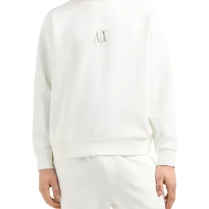 Armani Exchange Felpa Uomo Xm000368 Af10818 Panna