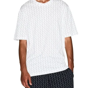 Armani Exchange T-shirt Uomo Xm001228 Af10356 Panna