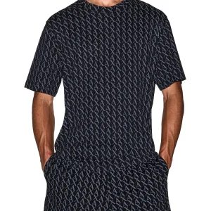 Armani Exchange T-shirt Uomo Xm001228 Af10356 Nero