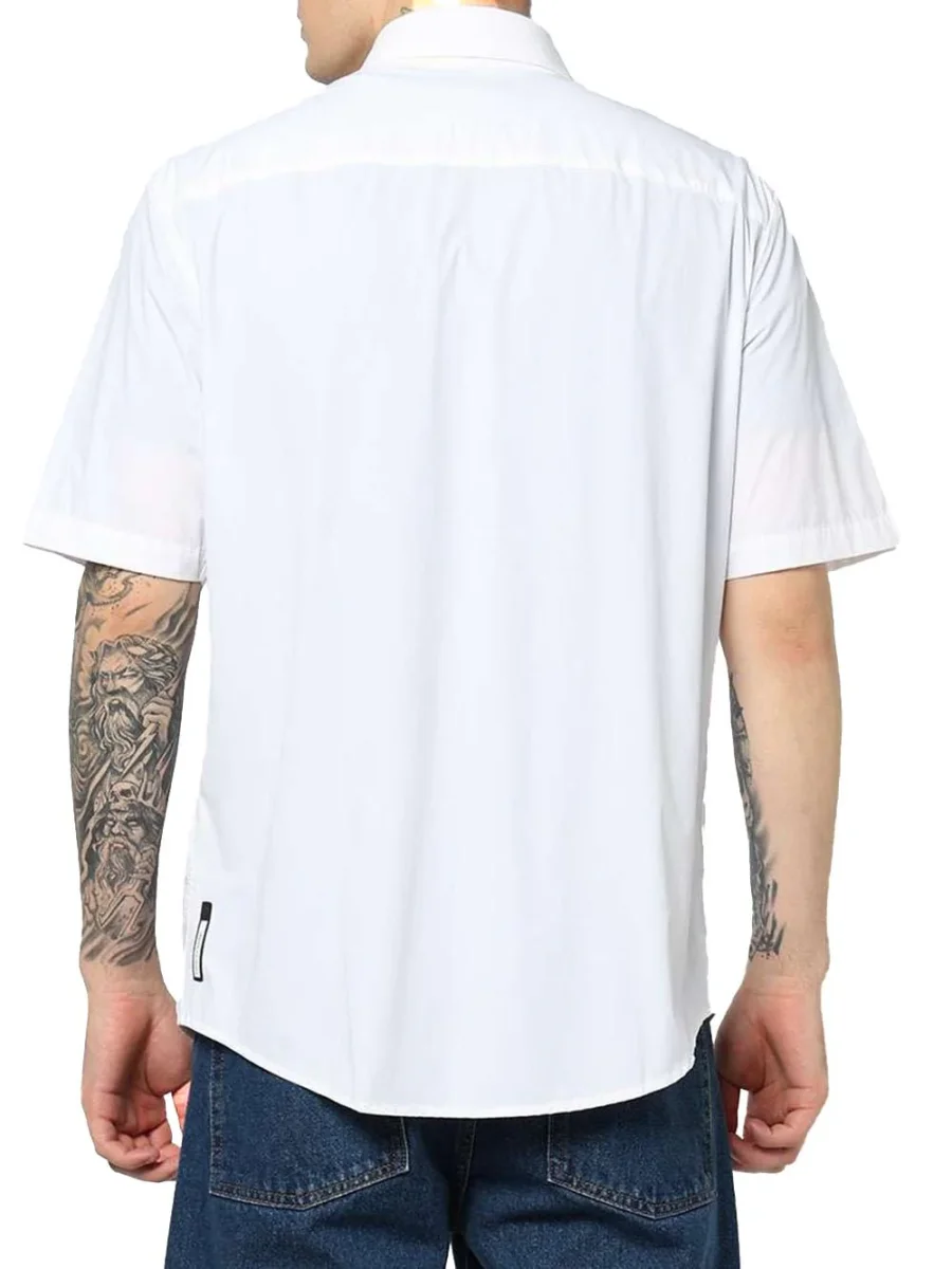 Armani Exchange Camicia Uomo Xm001566 Af19193 Panna - immagine 3