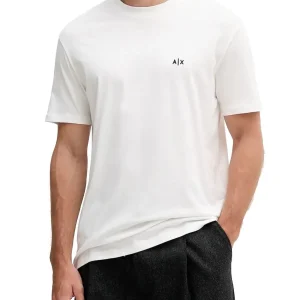 Armani Exchange T-shirt Uomo Xm001568 Af10358 Panna