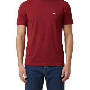 Armani Exchange T-shirt Uomo Xm001568 Af10358 Bordeaux