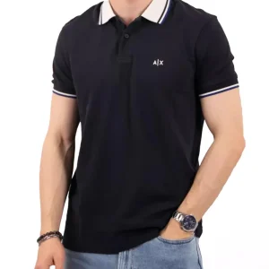 Armani Exchange Polo Uomo Xm002350 Af10366 Blu