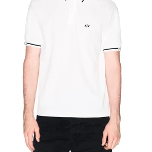 Armani Exchange Polo Uomo Xm002356 Af13026 Panna