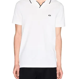 Armani Exchange Polo Uomo Xm002401 Af10366 Panna