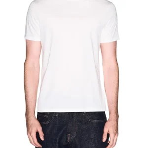 Armani Exchange T-shirt Uomo Xm002467 Af10356 Panna