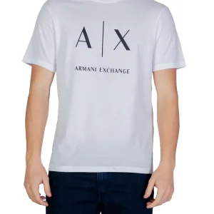 Armani Exchange T-shirt Uomo Xm002683 Af10356 Bianco