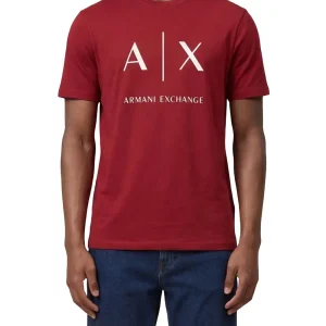 Armani Exchange T-shirt Uomo Xm002683 Af10356 Bordeaux