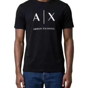 Armani Exchange T-shirt Uomo Xm002683 Af10356 Nero
