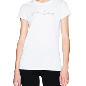 Armani Exchange T-shirt Donna Xw001457 Af10356 Bianco