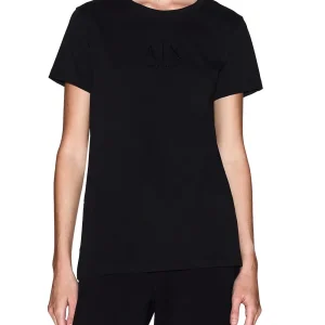 Armani Exchange T-shirt Donna Xw001459 Af10356 Nero
