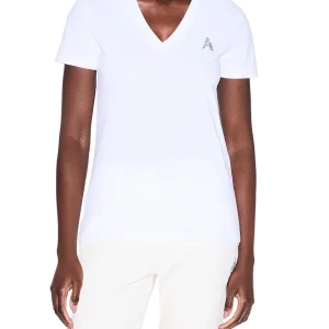 Armani Exchange T-shirt Donna Xw002330 Af10356 Bianco