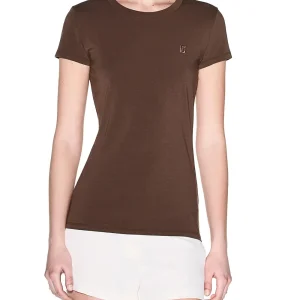 Armani Exchange T-shirt Donna Xw002333 Af16294 Marrone