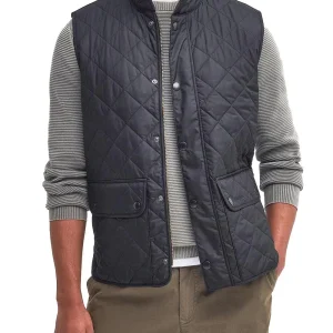 NEW LOWERDALE GILET Barbour Smanicato Uomo Mgi0245 Blu