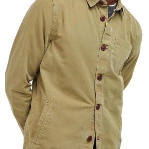 WASHED OVERSHIRT Barbour Camicia Uomo Mos0281 Verde