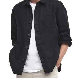 WASHED OVERSHIRT Barbour Camicia Uomo Mos0281 Blu