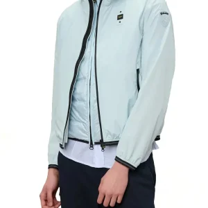 FARRIN Blauer Giubbino Uomo 26sbluc11018 007110 Celeste