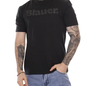 BOURN Blauer T-shirt Uomo 26sbluh02287 007480 Nero
