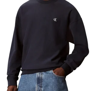 Calvin Klein Jeans Felpa Uomo Lv04rc277g Blu