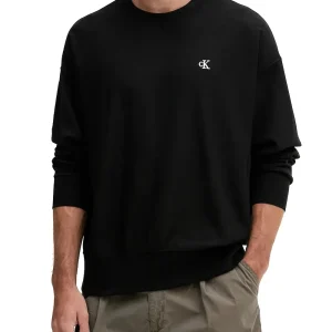 Calvin Klein Jeans Felpa Uomo Lv04rc277g Nero