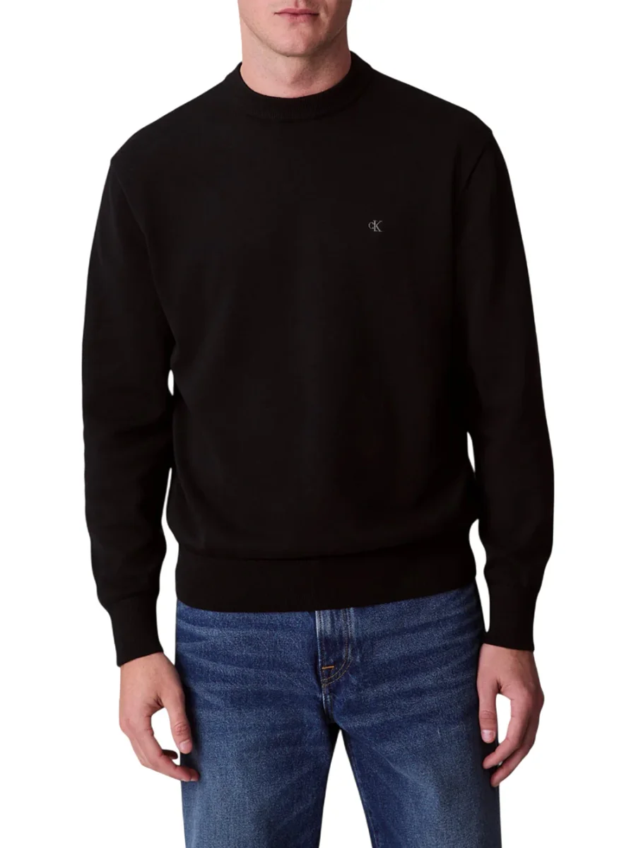 Calvin Klein Jeans Maglia Uomo Lv04rc309g Nero - immagine 2