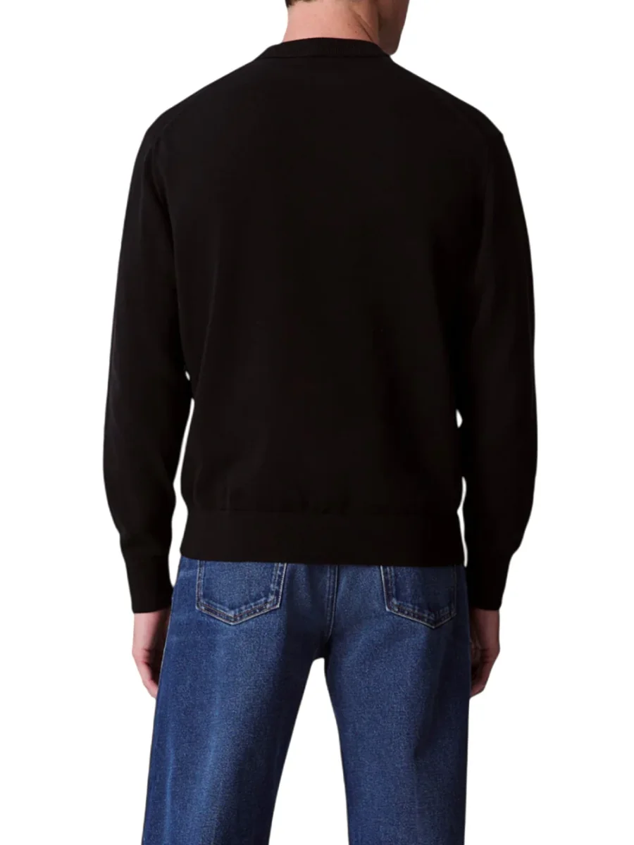 Calvin Klein Jeans Maglia Uomo Lv04rc309g Nero - immagine 3