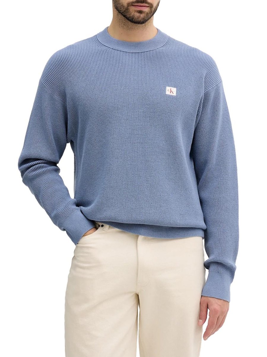 Calvin Klein Jeans Maglia Uomo Lv04rd313g Avion - immagine 2