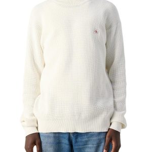 Calvin Klein Jeans Maglia Uomo Lv04rd313g Panna