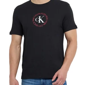 Calvin Klein Jeans T-shirt Uomo Lv14re816g Nero