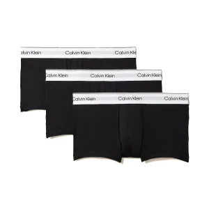 low rise trunk 3pk Calvin Klein Boxer Uomo Lv00nb4389 Nero