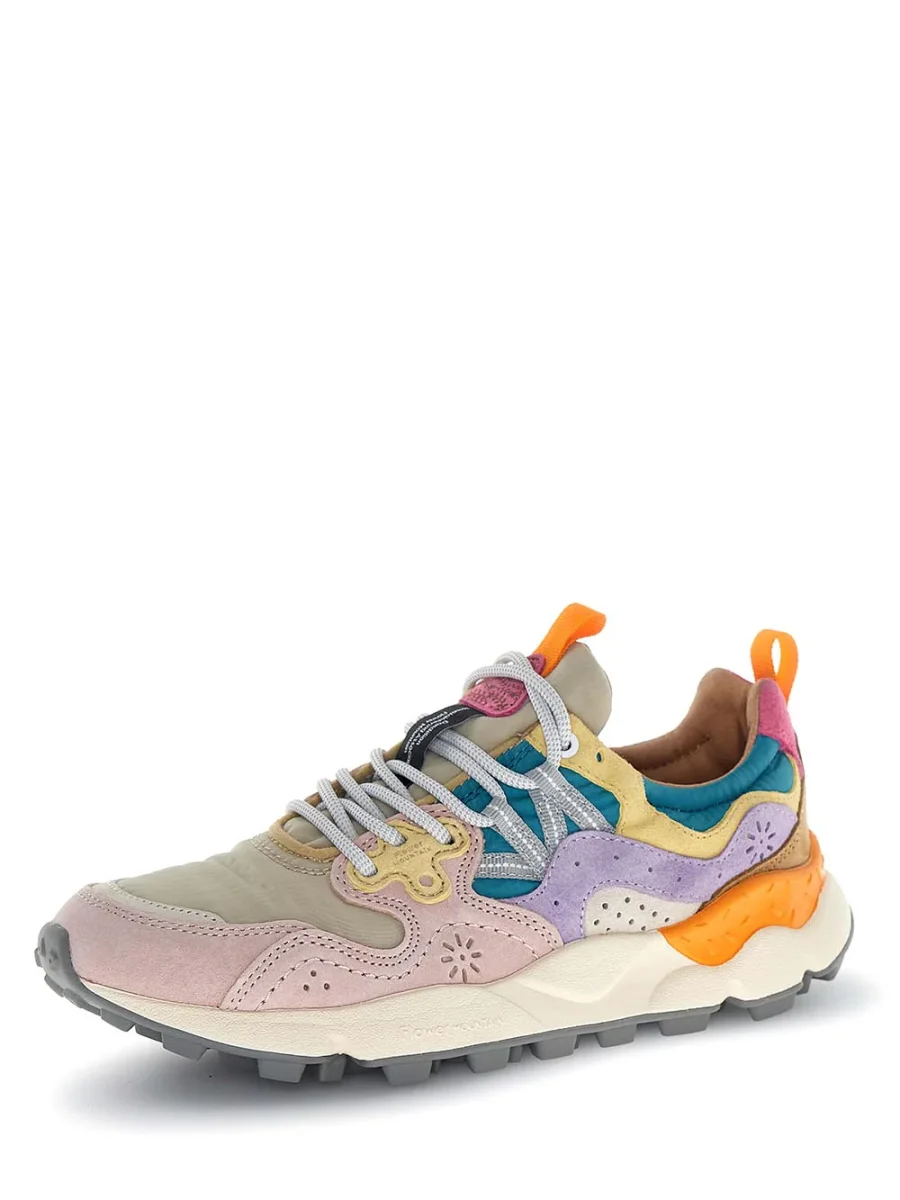 YAMANO 3 WOMAN Flower Mountain Sneaker Donna 2017817.01 Rosa/Tortora - immagine 3