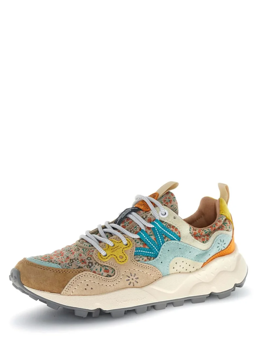 YAMANO 3 WOMAN Flower Mountain Sneaker Donna 2017817.67 Beige - immagine 3