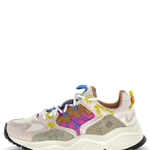 YAMABUSHI WOMAN Flower Mountain Sneaker Donna 2019510.05 Panna/rosa