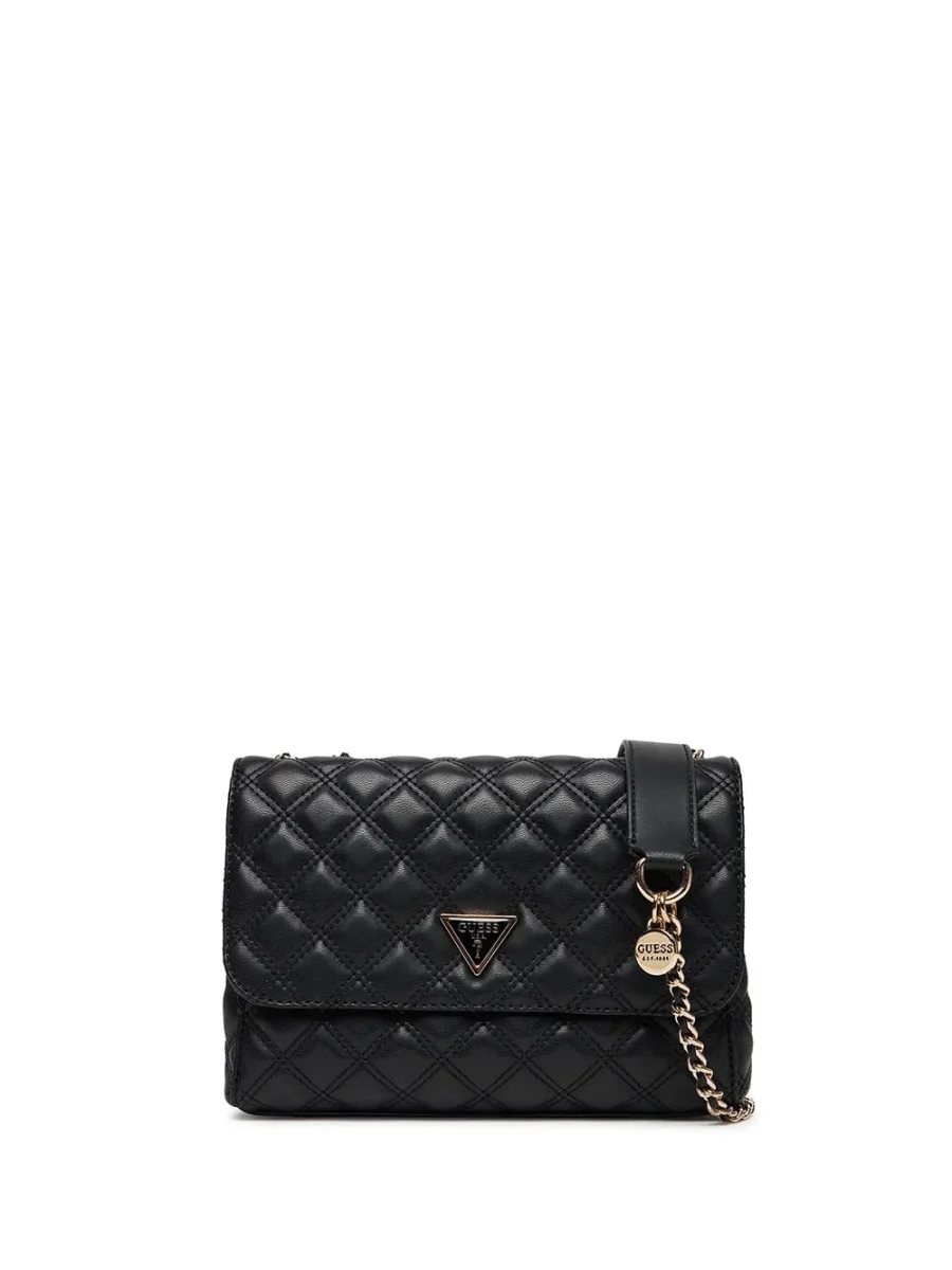 CRUISE VIBE TOP ZIP Guess Borsa a Spalla Donna Hwqg96 73200 Nero