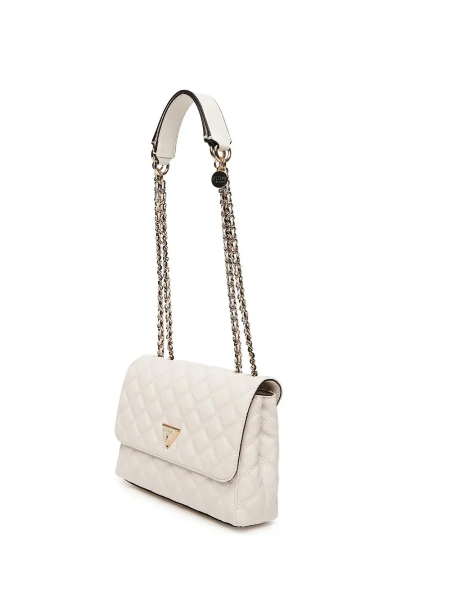 CRUISE VIBE TOP ZIP Guess Borsa a Spalla Donna Hwqg96 73200 Panna - immagine 4