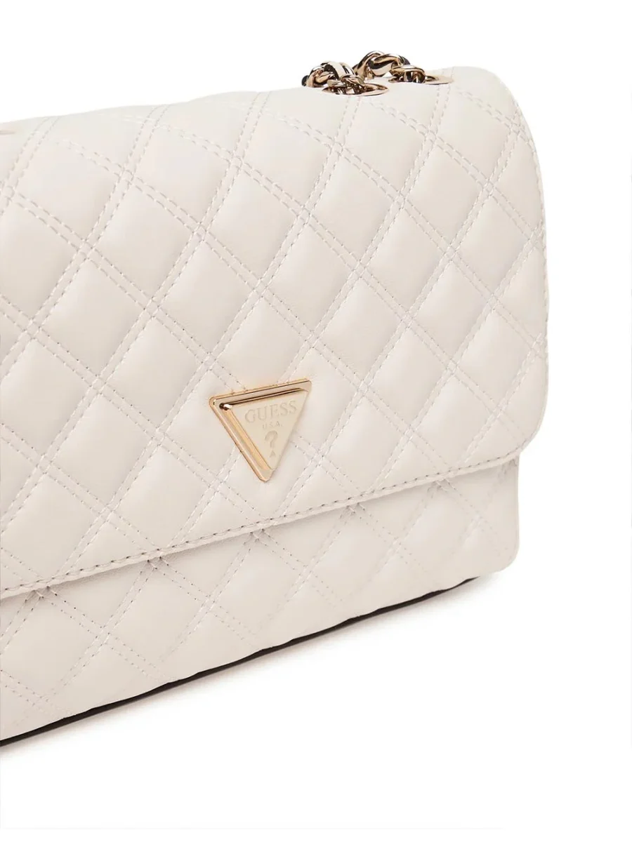 CRUISE VIBE TOP ZIP Guess Borsa a Spalla Donna Hwqg96 73200 Panna - immagine 5