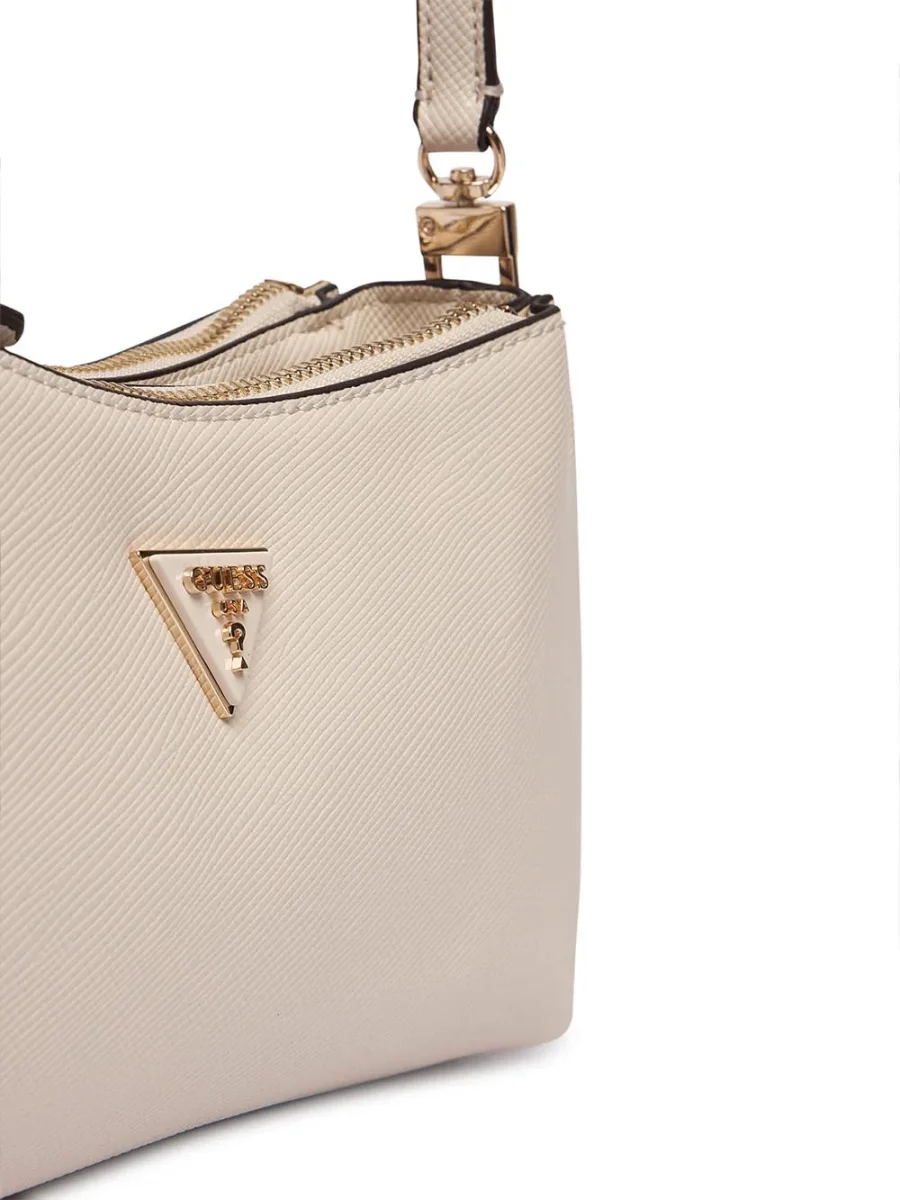BRAMINA SMALL SATCHE Guess Borsa a Spalla Donna Hwzg96 72730 Avorio - immagine 4