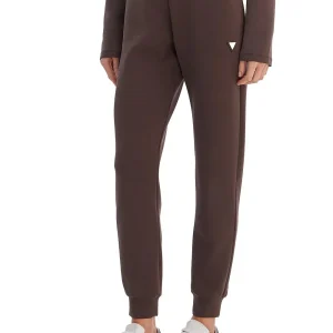 OLYMPE LONG PANTS Guess Pantalone Donna V4yb08 Kcay2 Marrone