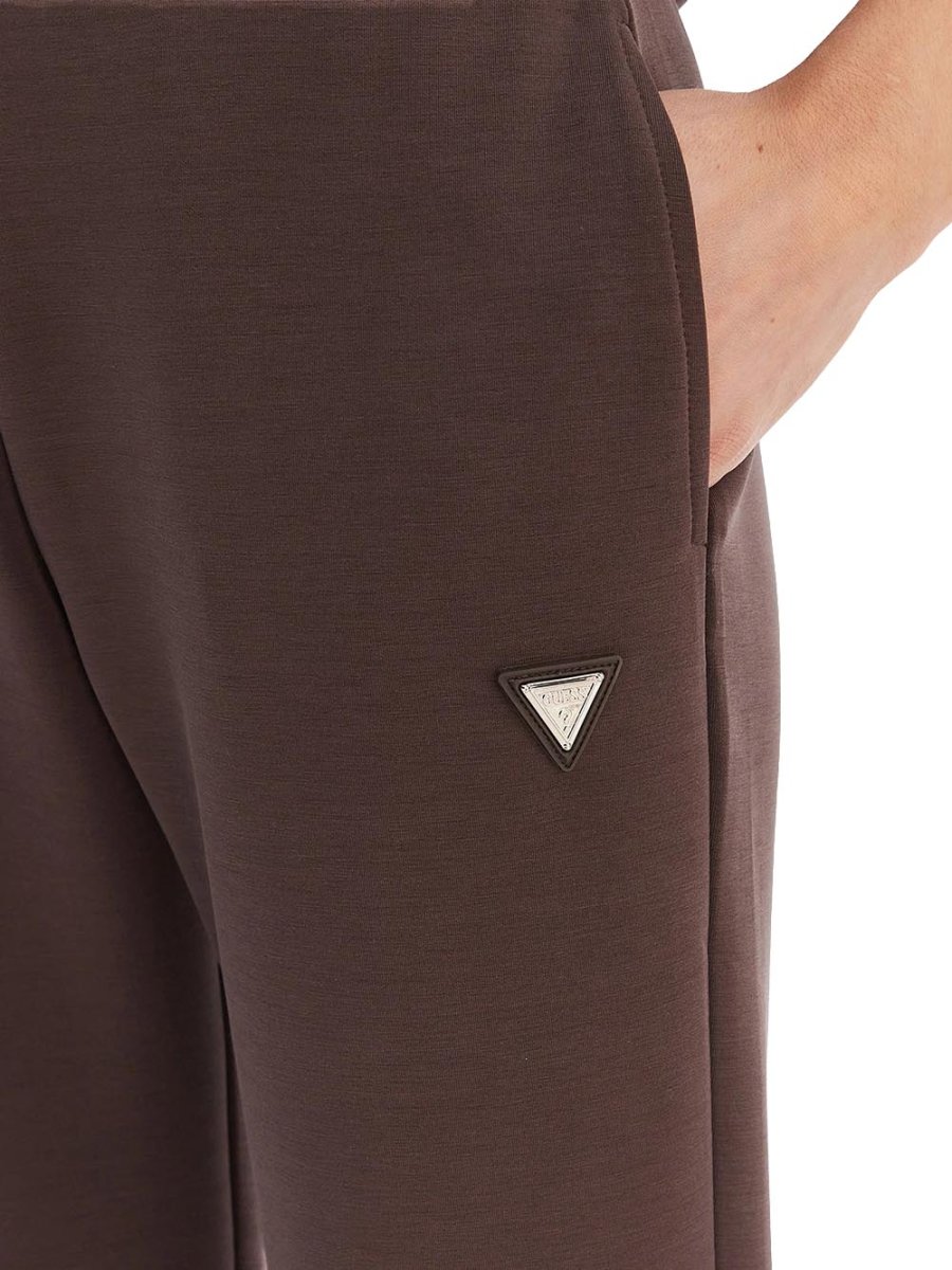 OLYMPE LONG PANTS Guess Pantalone Donna V4yb08 Kcay2 Marrone - immagine 5