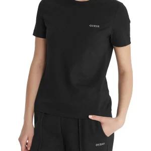 TRACEY CN SS T-SHIRT Guess T-shirt Donna V6ri07 J1314 Nero