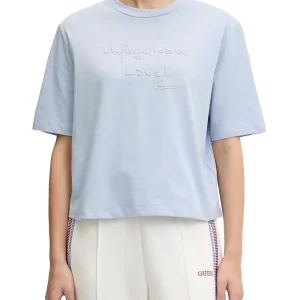 SOPHIE CN SS T-SHIRT Guess T-shirt Donna V6ri09 I3z14 Celeste