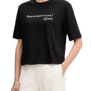 SOPHIE CN SS T-SHIRT Guess T-shirt Donna V6ri09 I3z14 Nero