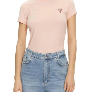 SS CN MINI TRIANGLE Guess T-shirt Donna W2yi44 J1314 Rosa