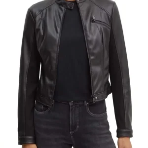 NEW FIAMMETTA JACKET Guess Giubbino Donna W4yl04 We480 Nero