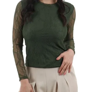 I AM Maglia Donna 24327/ml Verde militare