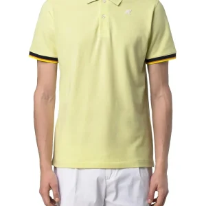 VINCENT PIQUE K-Way Polo Uomo K1125bw Giallo lime